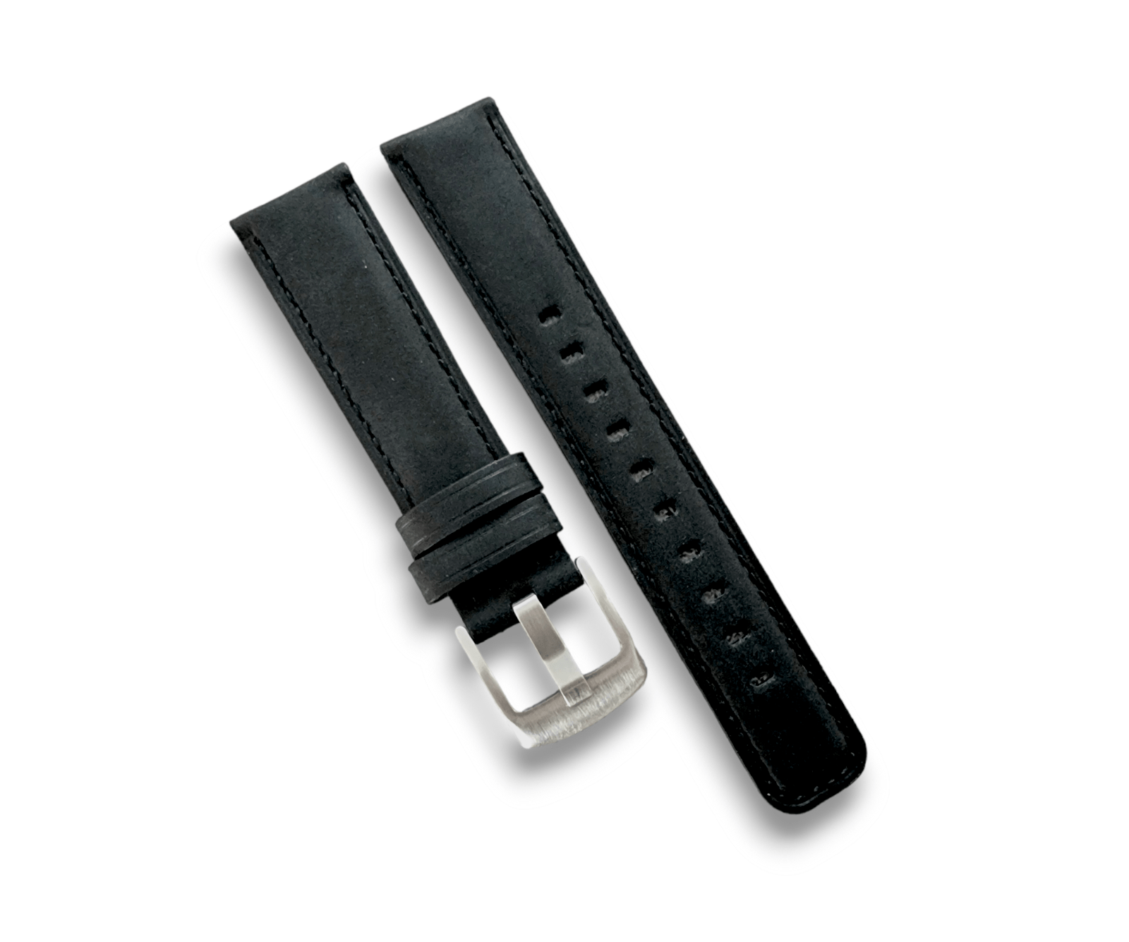 Crazy Horse Vintage Leather Watch Strap Band Quick Release Two Piece 20mm 22mm - Wrist Envy