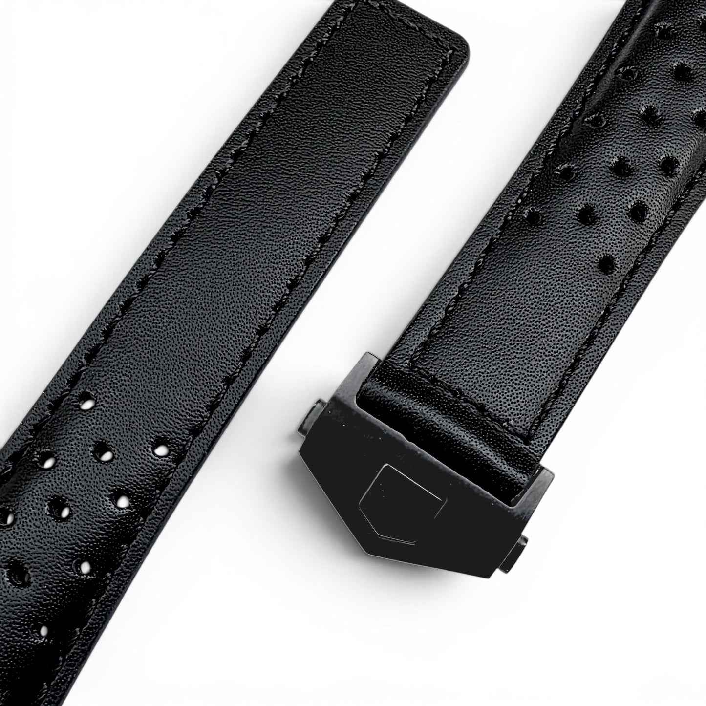 Deployant Clasp For Watch Strap 18mm Black PVD - Wrist Envy