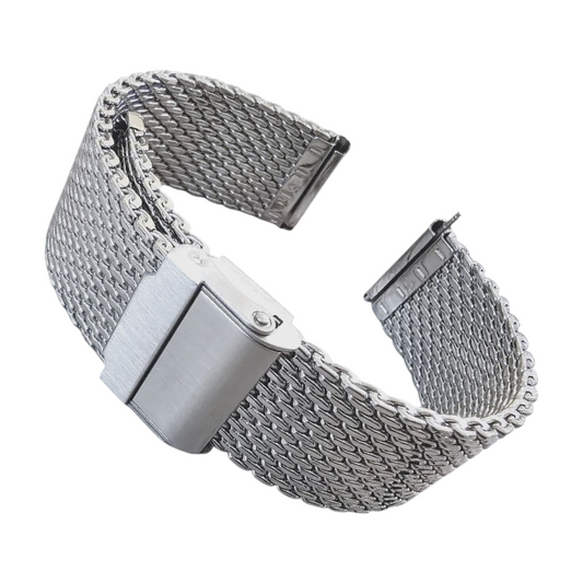 Shark Mesh Milanese Bracelet 316L Steel 18mm 20mm 22mm