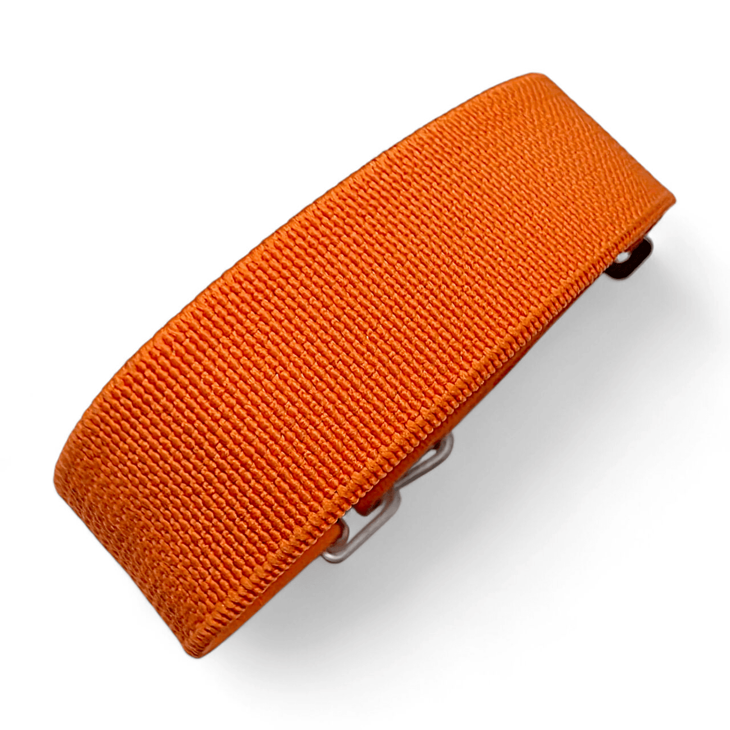 Elastic Nylon French Marine Nationale Watch Strap 20mm 22mm Orange - Wrist Envy