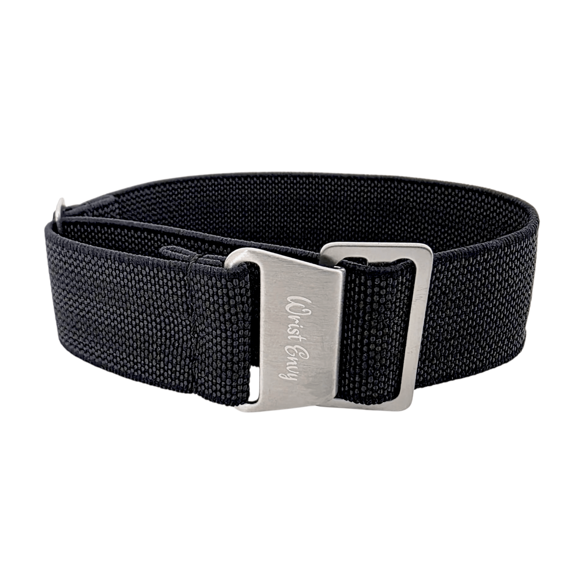 Elastic Nylon Marine Nationale Watch Strap Band 20mm 22mm Black Shades - Wrist Envy