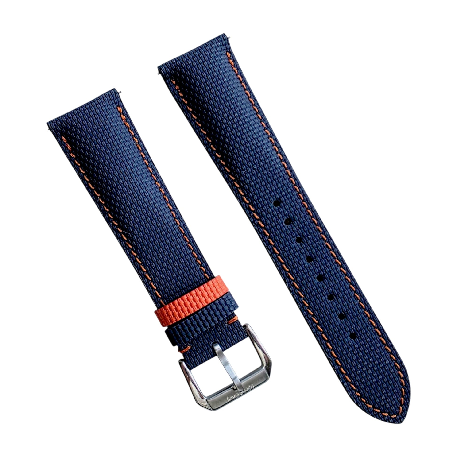 FKM Flouro Rubber Deployant Watch Strap - Custom Made To Order - Wrist Envy