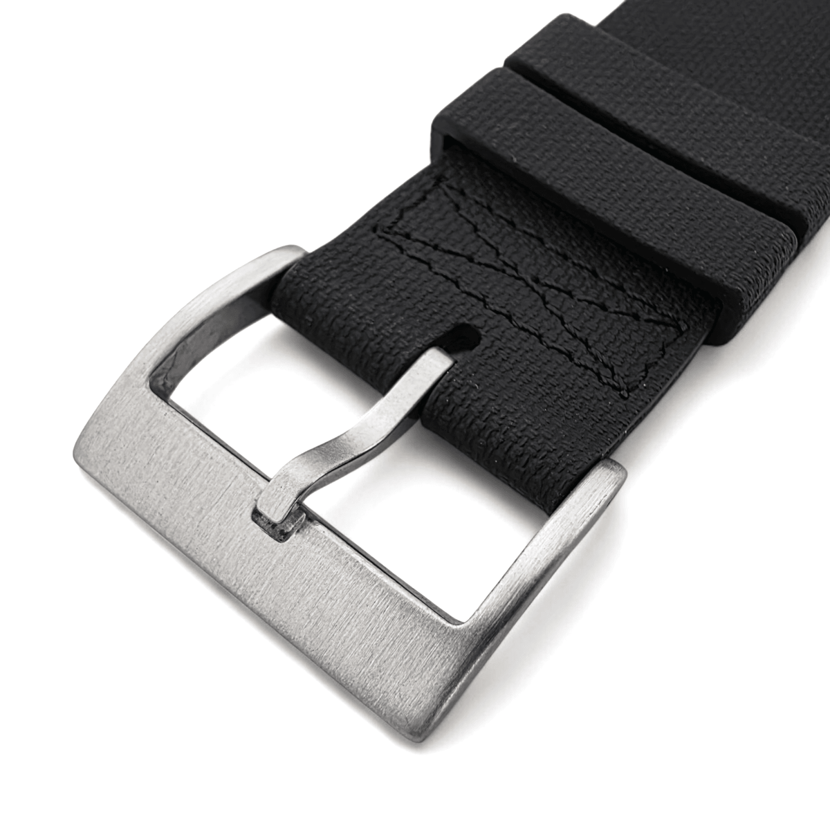 FKM Rubber One Piece Watch Strap Military Wrap Around 20mm 22mm - Wrist Envy
