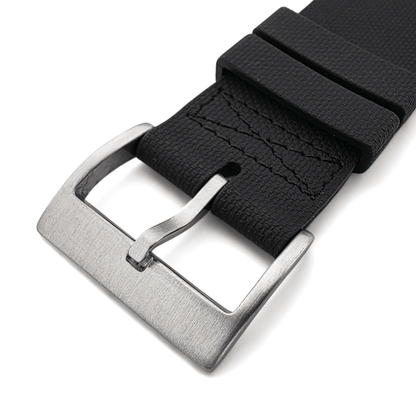 FKM Rubber One Piece Watch Strap Military Wrap Around 20mm 22mm - Wrist Envy