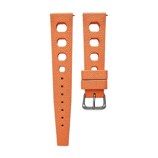 FKM Rubber Tropical Retro Divers Watch Strap Band 20mm 22mm - Wrist Envy