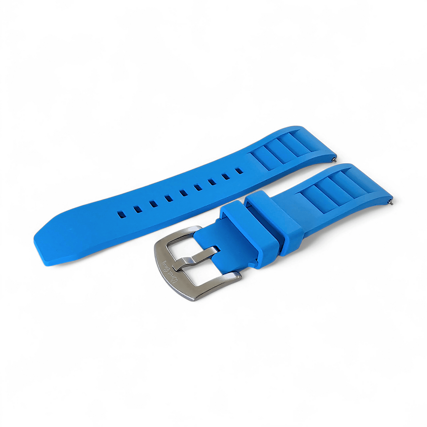 FKM Rubber Vented Divers Watch Strap Band 20mm 22mm - Wrist Envy