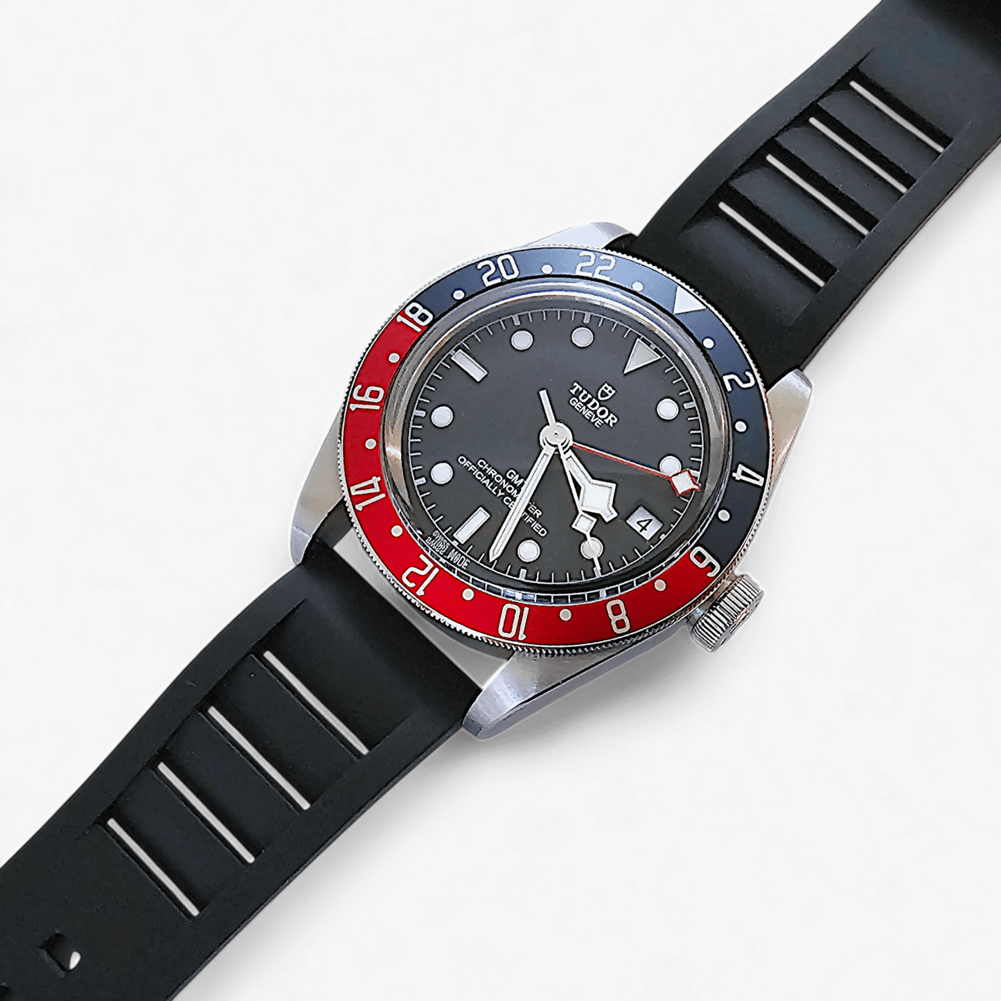 FKM Rubber Vented Divers Watch Strap Band 20mm 22mm - Wrist Envy