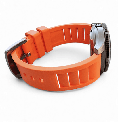 FKM Rubber Vented Divers Watch Strap Band 20mm 22mm - Wrist Envy