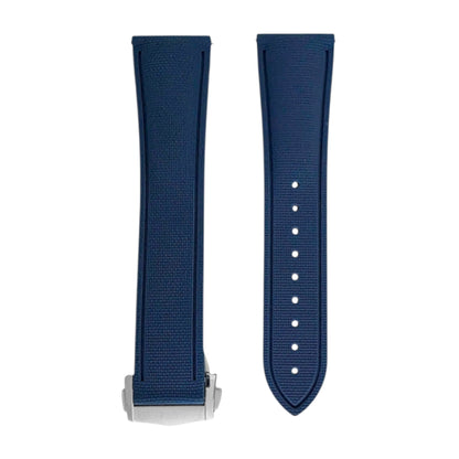 FKM Rubber Watch Strap Band Deployment Clasp Divers Quick Release 20mm 21mm 22mm - Wrist Envy