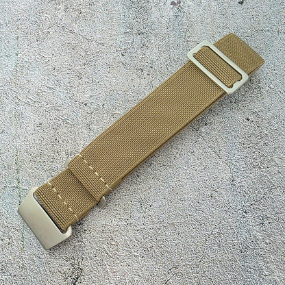 French Marine Nationale Premium Elastic Nylon Watch Strap 18mm 20mm 22mm - Wrist Envy