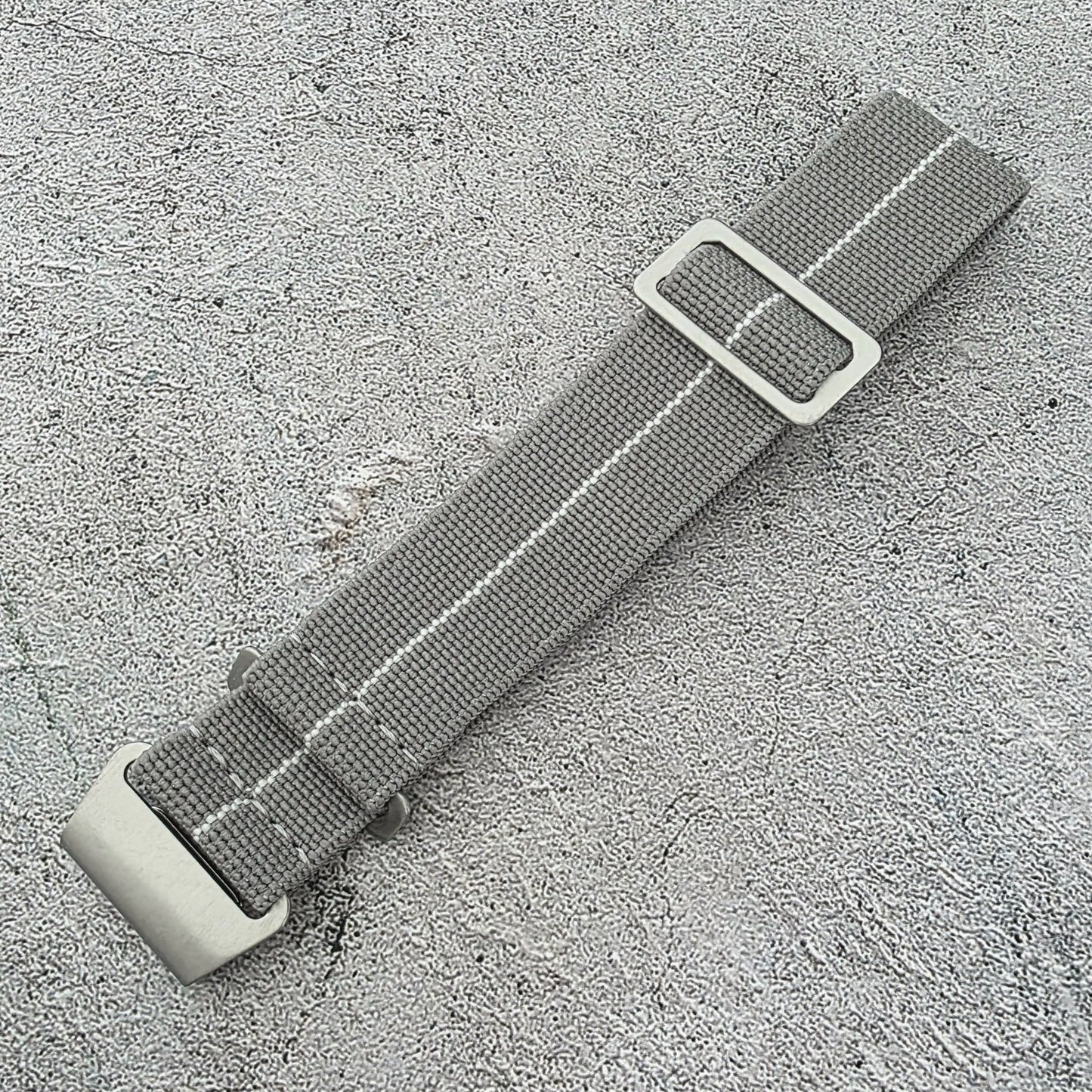 French Marine Nationale Premium Elastic Nylon Watch Strap 18mm 20mm 22mm - Wrist Envy