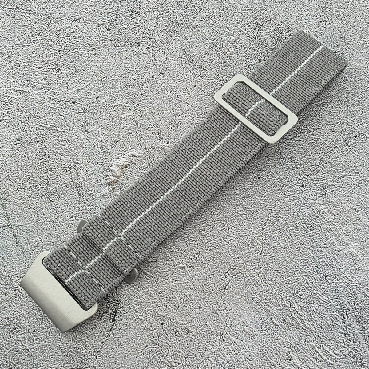 French Marine Nationale Premium Elastic Nylon Watch Strap 18mm 20mm 22mm - Wrist Envy