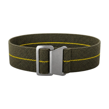 French Marine Nationale Premium Elastic Nylon Watch Strap 18mm 20mm 22mm - Wrist Envy