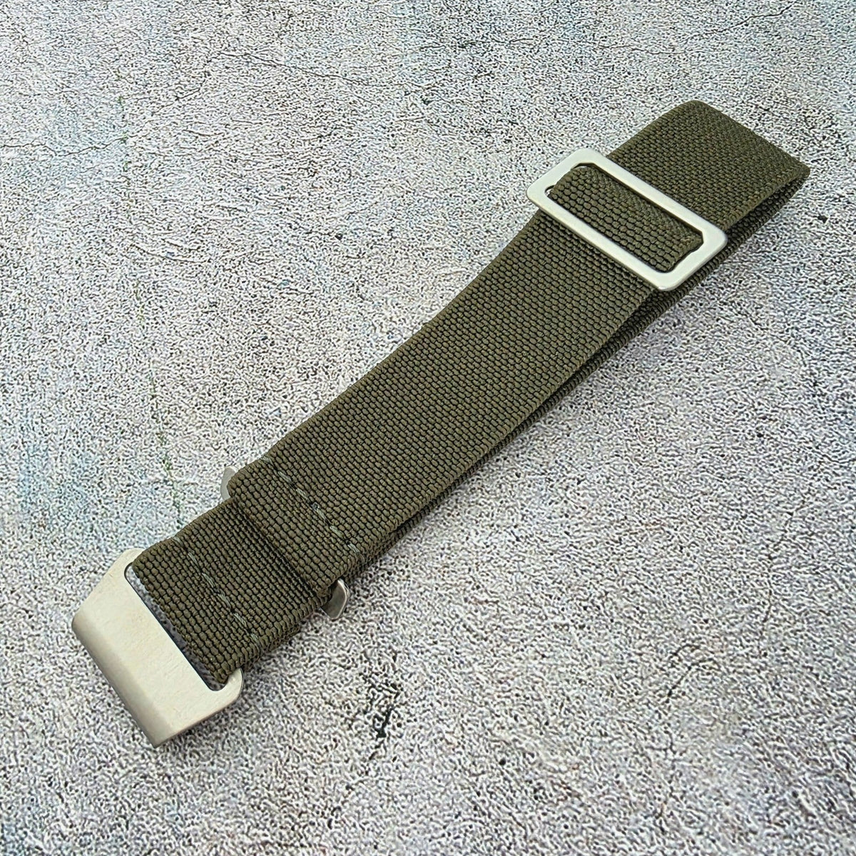 French Marine Nationale Premium Elastic Nylon Watch Strap 18mm 20mm 22mm - Wrist Envy