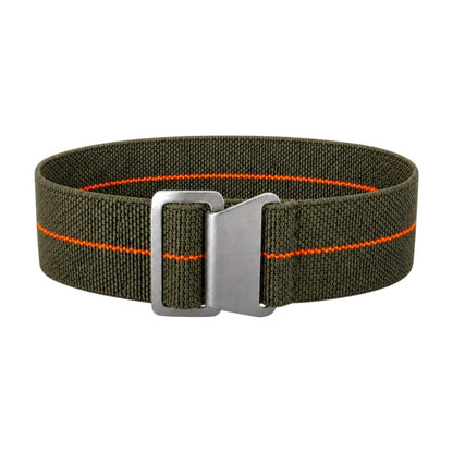 French Marine Nationale Premium Elastic Nylon Watch Strap 18mm 20mm 22mm - Wrist Envy