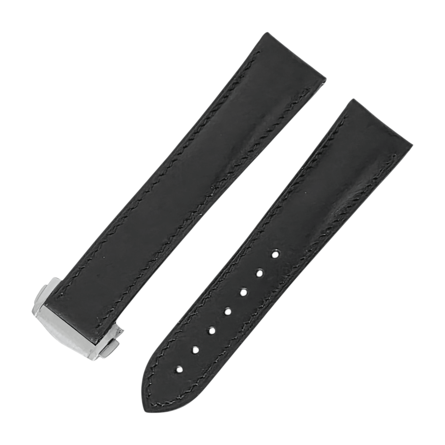 French Novanappa Leather Deployant Watch Strap - Custom Made to Order - Wrist Envy
