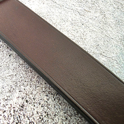 French Novonappa Leather One Piece Strap 20mm Dark Brown - Wrist Envy