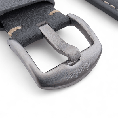 Full Grain Leather Strap For Apple Watch Grey - Wrist Envy