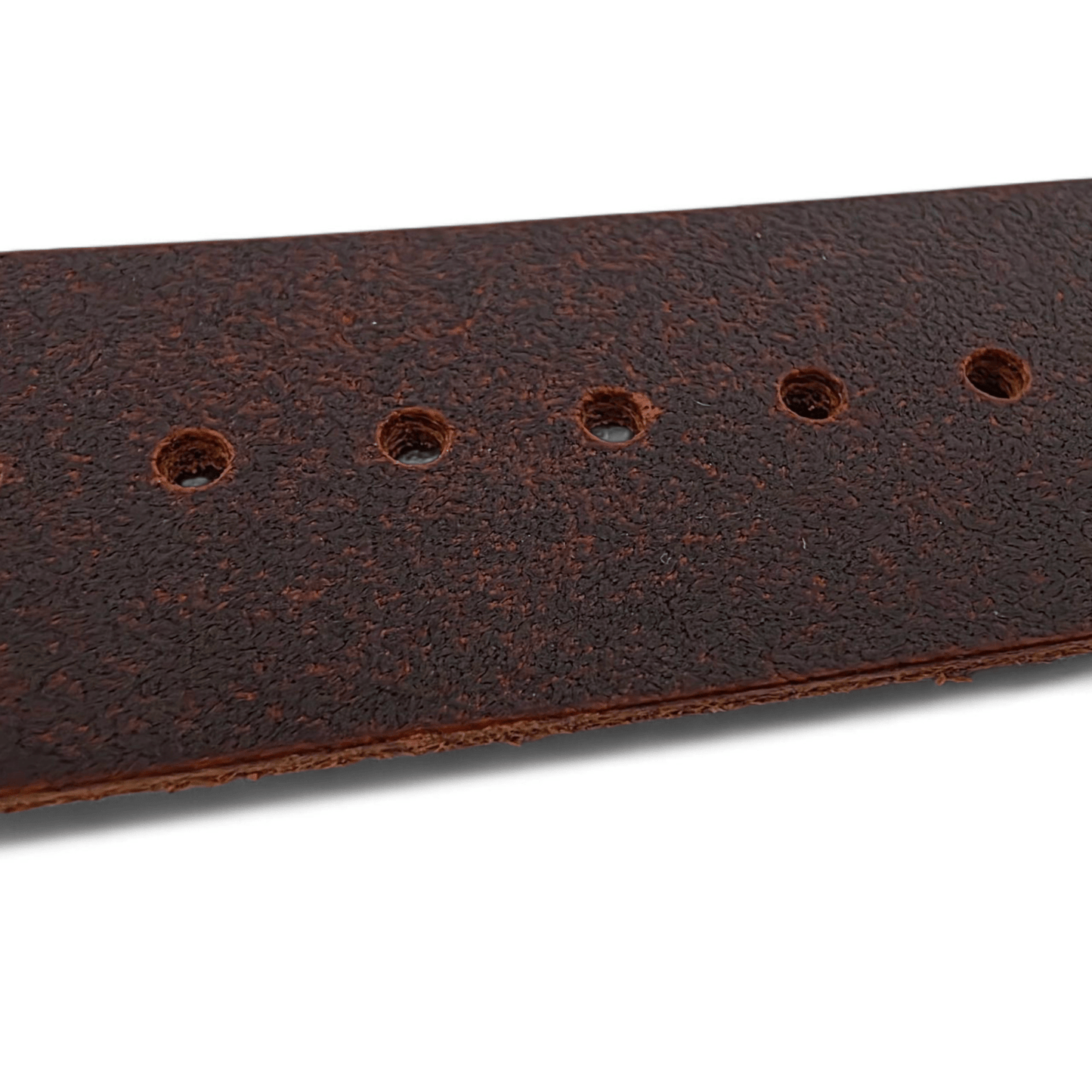 Full Grain Leather Watch Strap Military 20mm 22mm - Wrist Envy