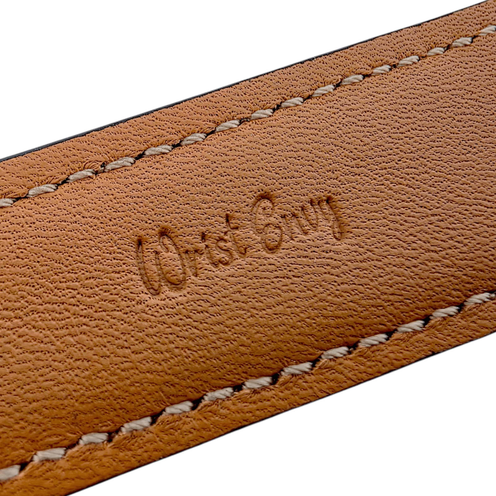 Genuine Horween Chromexcel Full Grain Leather Watch Strap 20mm 22mm Natural Brown - Wrist Envy