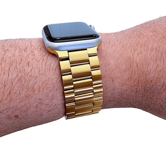Gold Classic Oyster bracelet for Apple Watch Strap Band - Wrist Envy