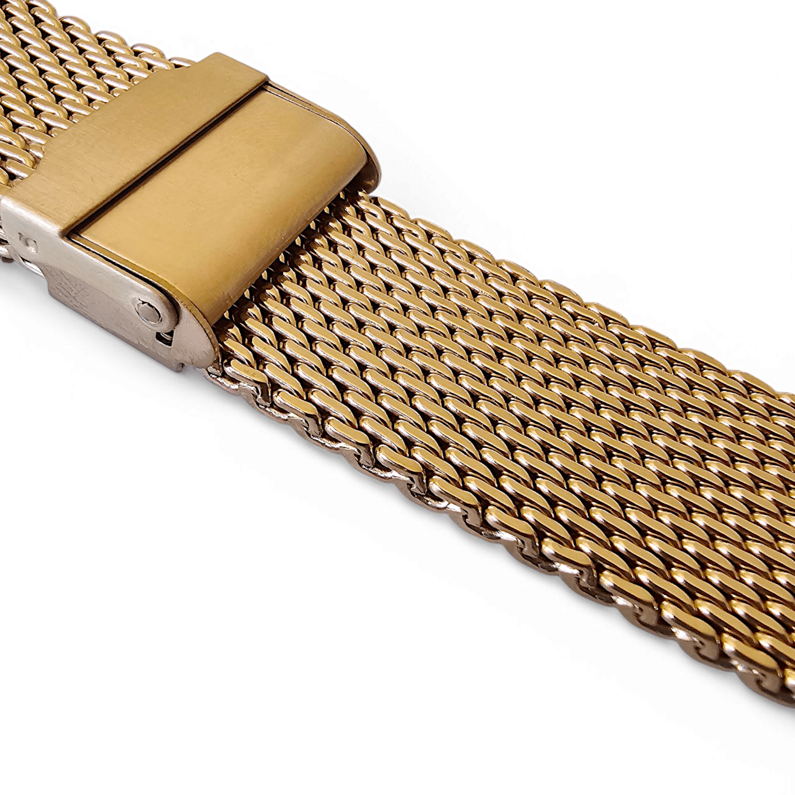Gold Plated High Quality Shark Mesh 2.7mm Thick 18mm 20mm 22mm - Wrist Envy