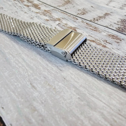 Heavy Duty Shark Mesh 2.5mm Watch Strap Band Milanese Bracelet Steel 18 20 22 mm - Wrist Envy