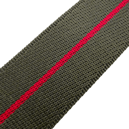 High Quality 1.8mm Thick Military Watch Strap 18mm 20mm 22mm Army Green Red - Wrist Envy