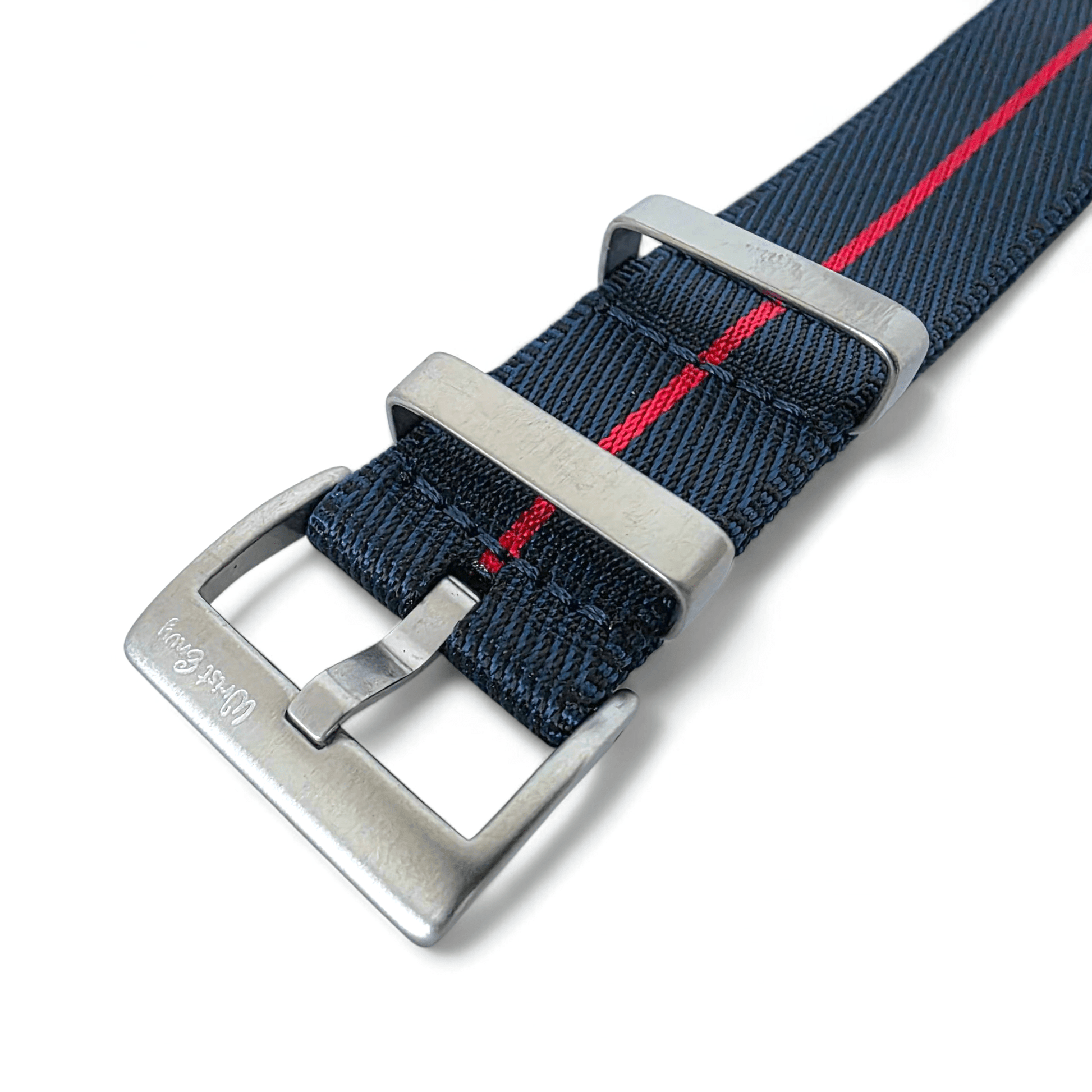 High Quality 1.8mm Thick Military Watch Strap 18mm 20mm 22mm Blue Red - Wrist Envy