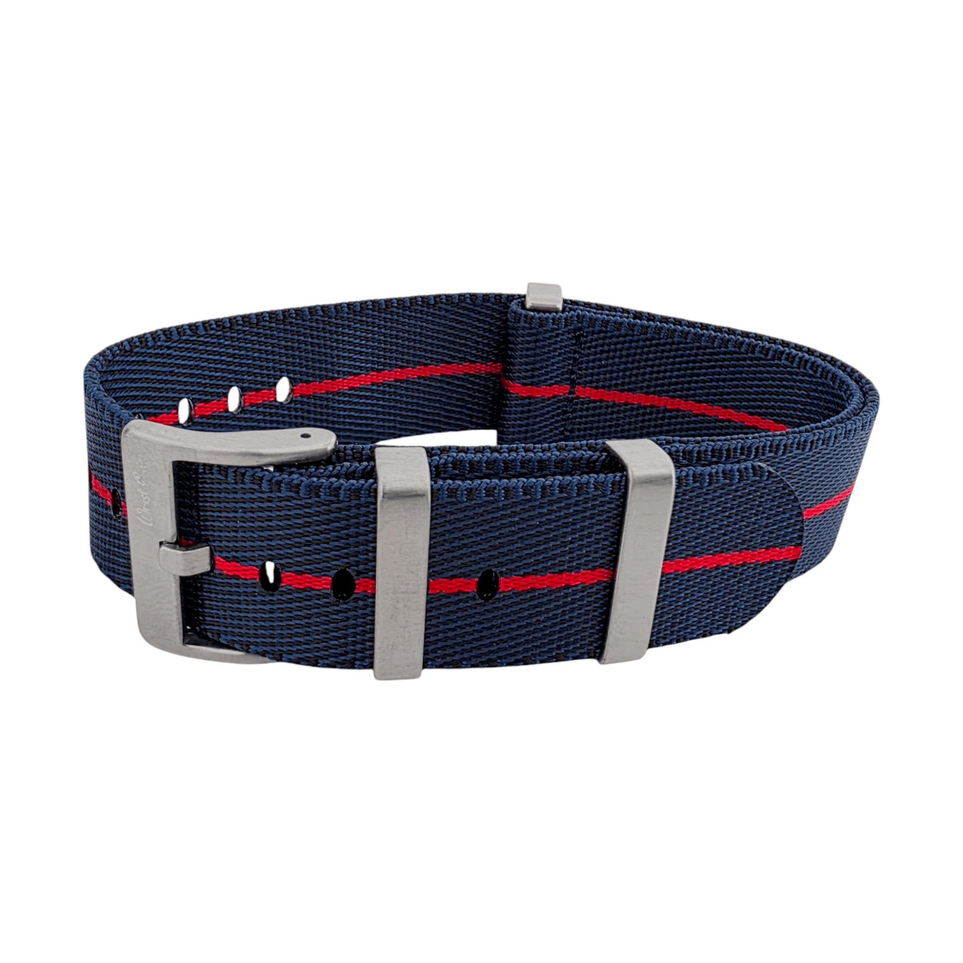 High Quality 1.8mm Thick Military Watch Strap 18mm 20mm 22mm Blue Red - Wrist Envy