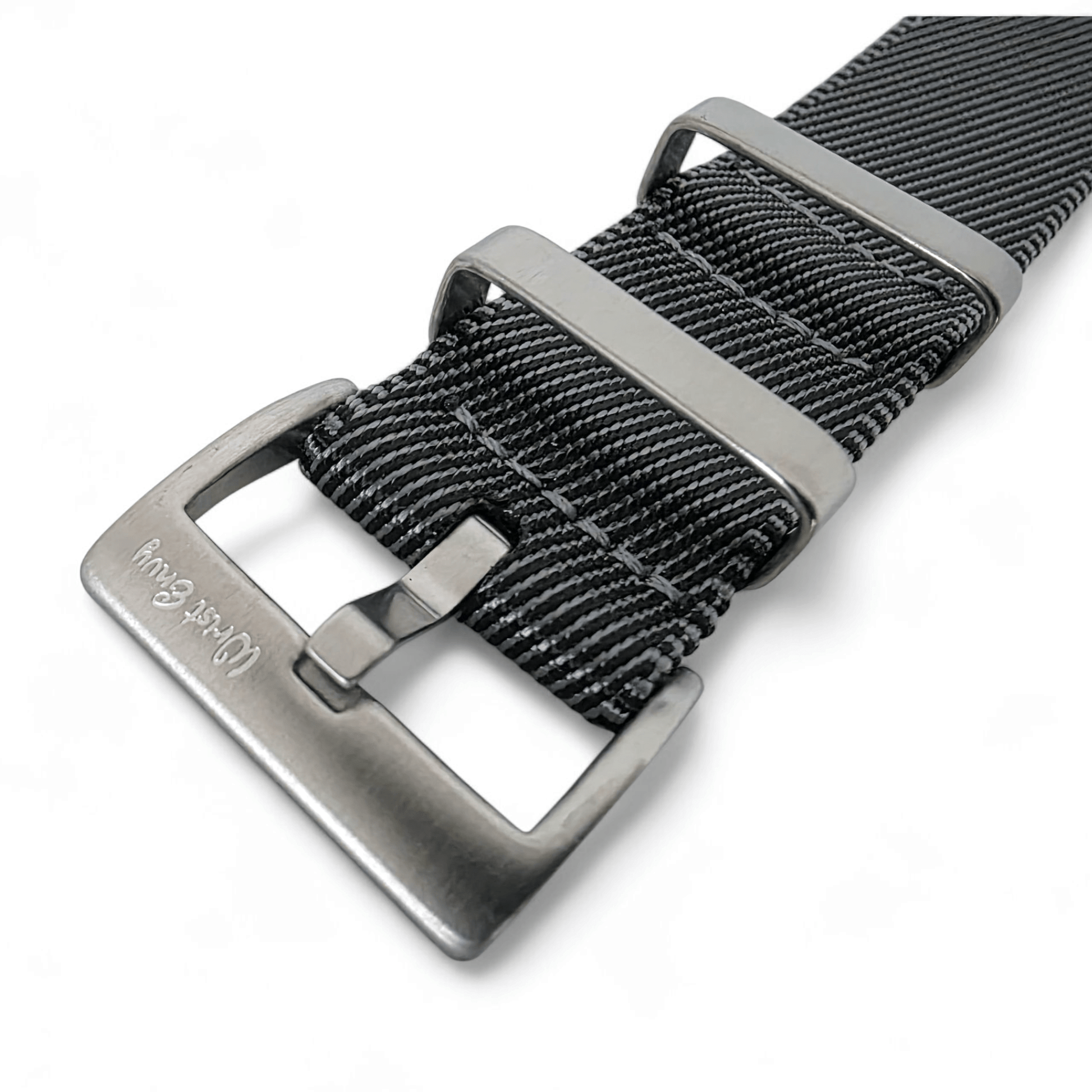 High Quality 1.8mm Thick Military Watch Strap 20mm 22mm Grey - Wrist Envy