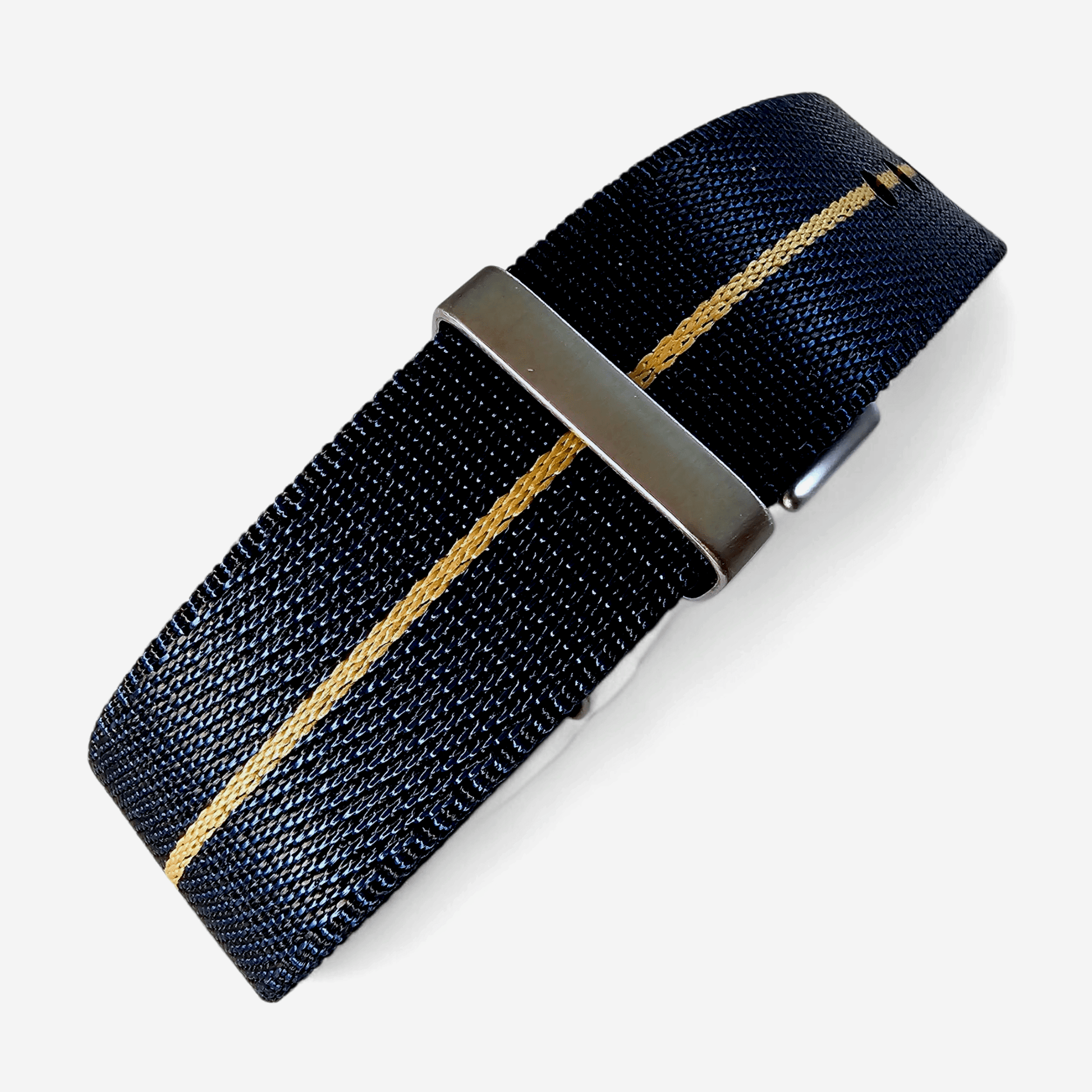 High Quality 1.8mm Thick Military Watch Strap Band 18mm 20mm 22mm Black Khaki Stripe - Wrist Envy