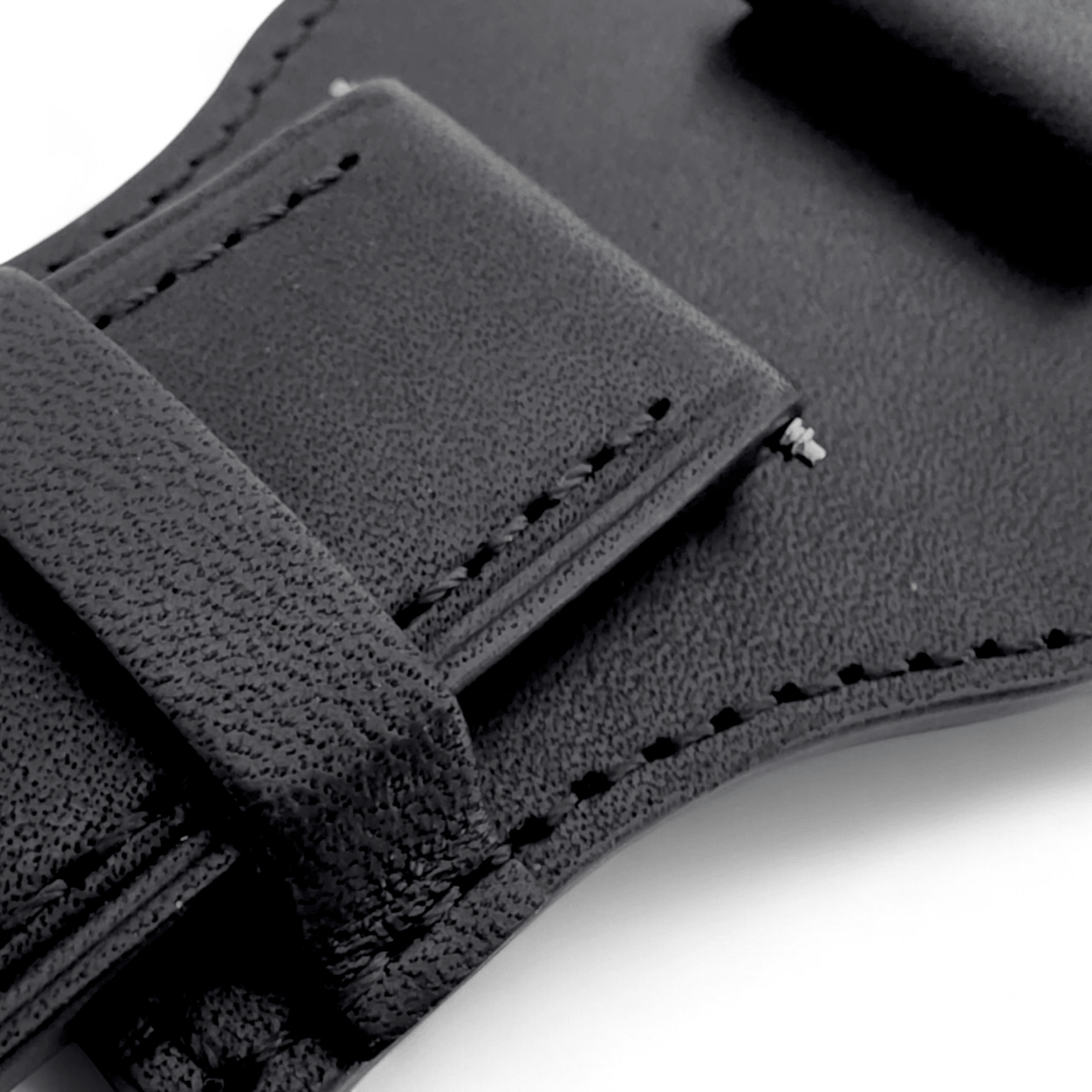 Horween Leather Bund Watch Strap Band Custom Handmade Military Cuff 20mm 22mm UK - Wrist Envy