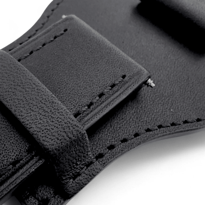 Horween Leather Bund Watch Strap Band Custom Handmade Military Cuff 20mm 22mm UK - Wrist Envy