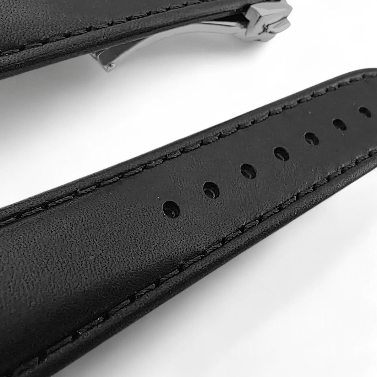 Horween Leather Deployant Clasp Watch Strap Band Rally 18 19 20 22 mm - Wrist Envy