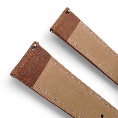 Horween Leather Deployant Clasp Watch Strap Band Rally 18 19 20 22 mm - Wrist Envy