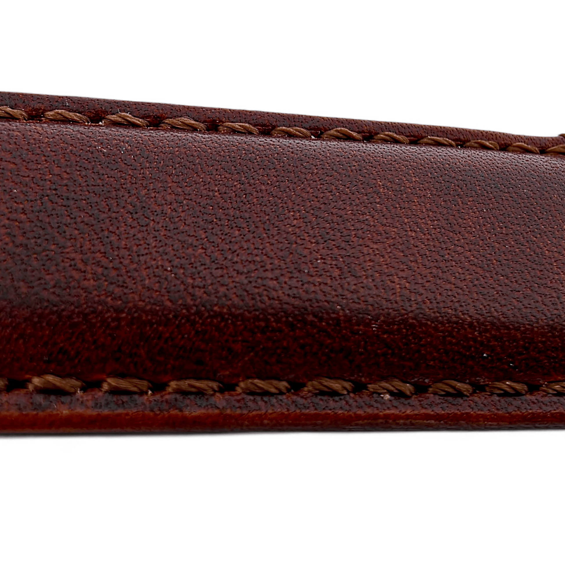 Horween Leather Watch Strap For Apple IWatch Dark Brown - Wrist Envy