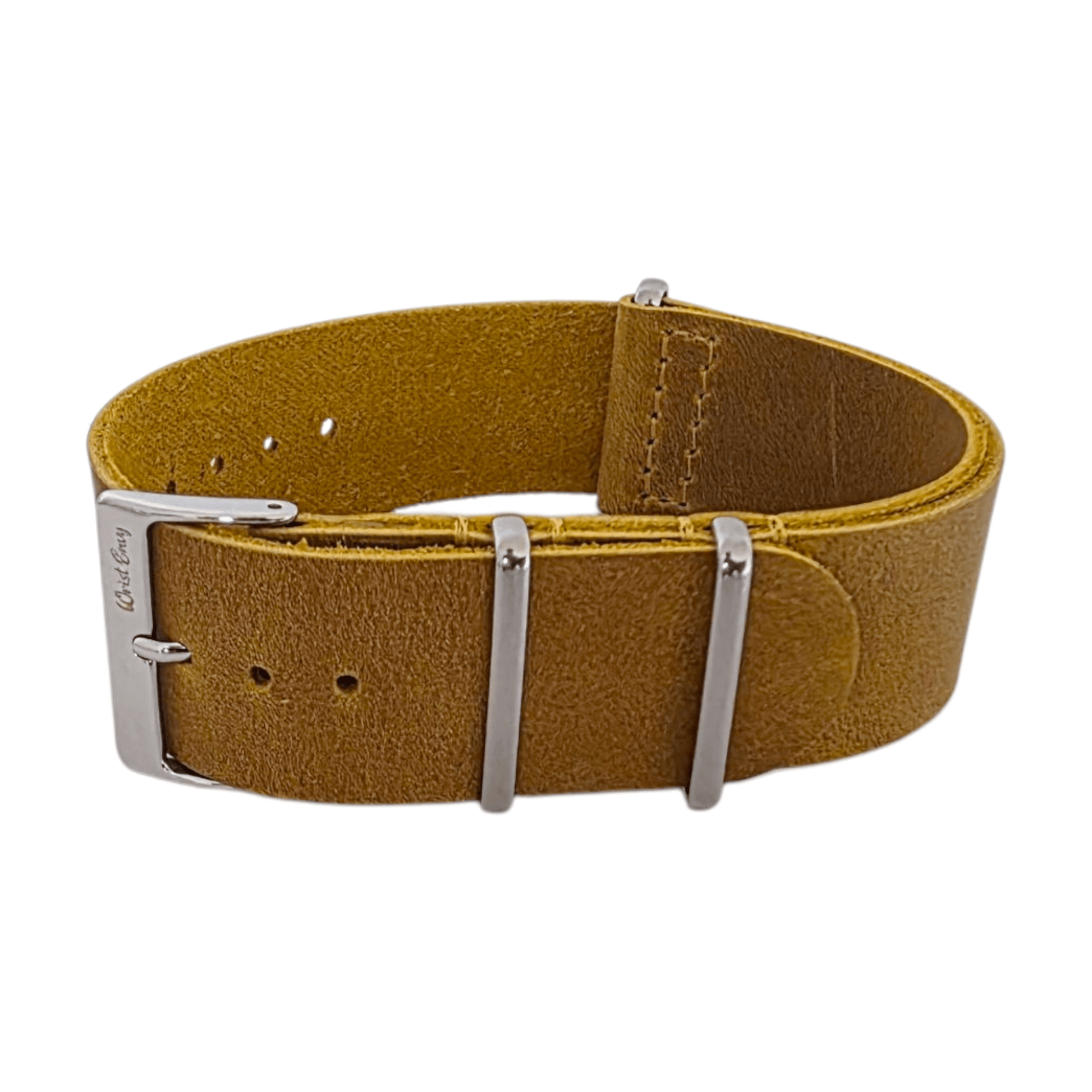 Italian Leather Military Watch Strap 18mm 20mm 21mm 22mm XL Sand - Wrist Envy