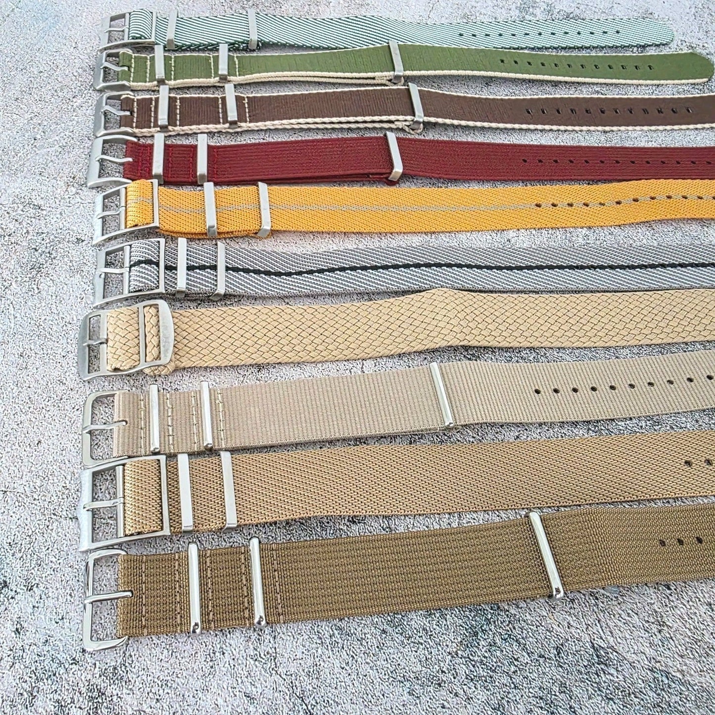 Job Lot of 10 Nylon Watch Straps Bands 22mm Military RRP £100 MOD UK - Wrist Envy