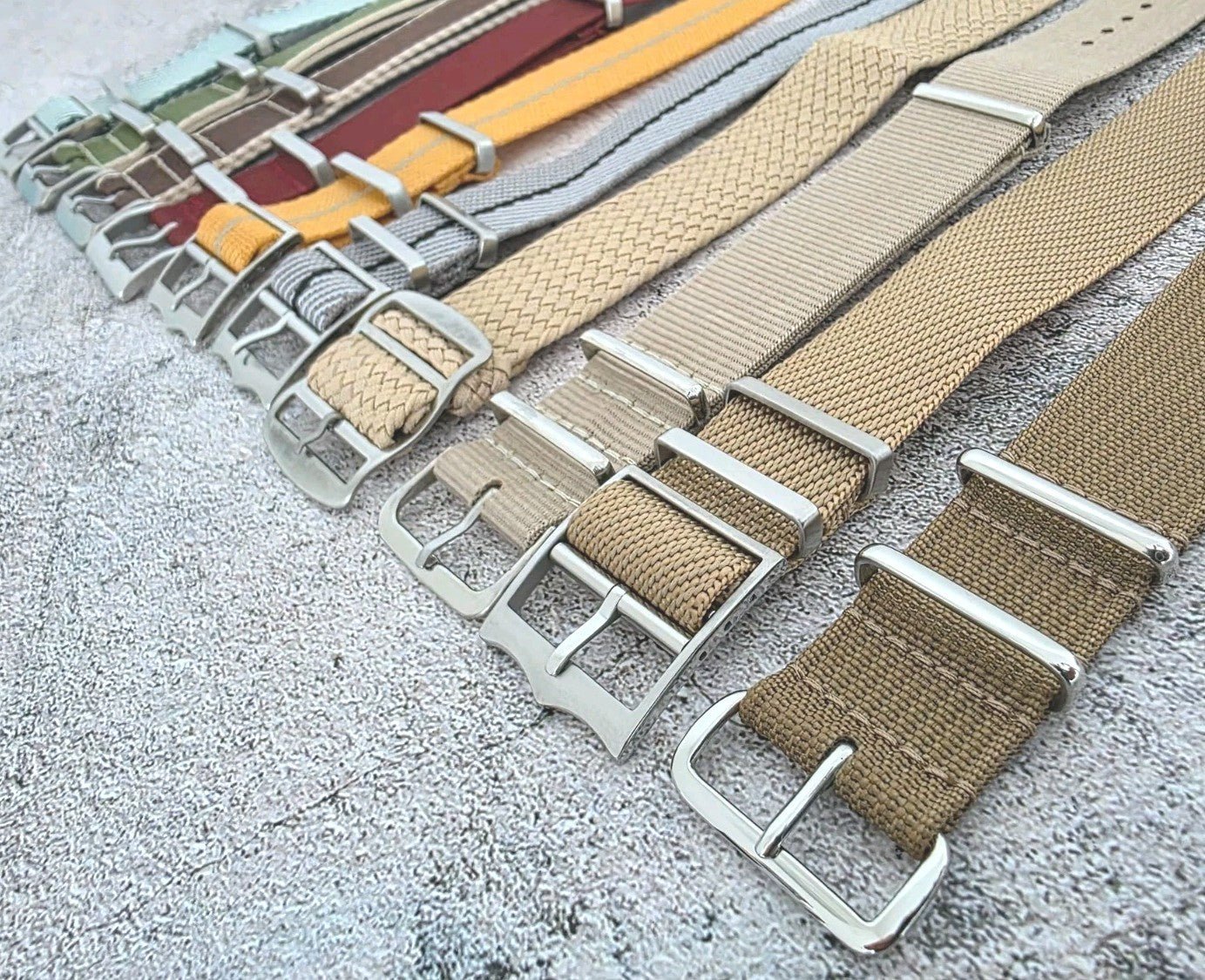 Job Lot of 10 Nylon Watch Straps Bands 22mm Military RRP £100 MOD UK - Wrist Envy