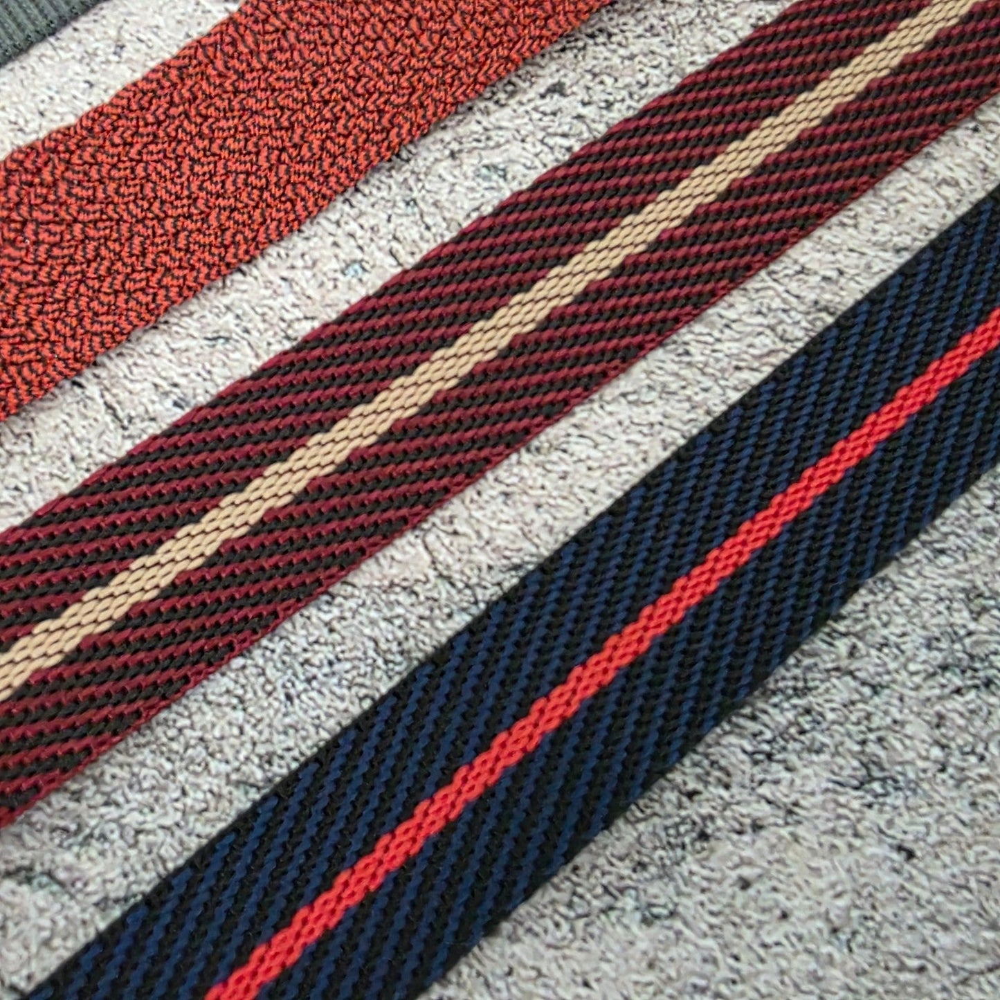Job Lot of 5 Nylon Watch Straps Bands 20mm Military For Tudor Buckle Bronze Uk - Wrist Envy