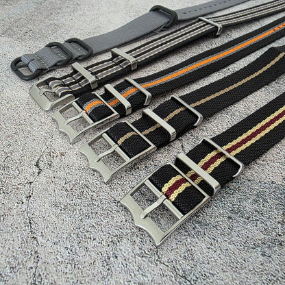 Job Lot of 5 Nylon Watch Straps Bands 20mm Military For Tudor Buckle One Piece - Wrist Envy