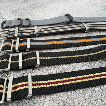 Job Lot of 5 Nylon Watch Straps Bands 20mm Military For Tudor Buckle One Piece - Wrist Envy