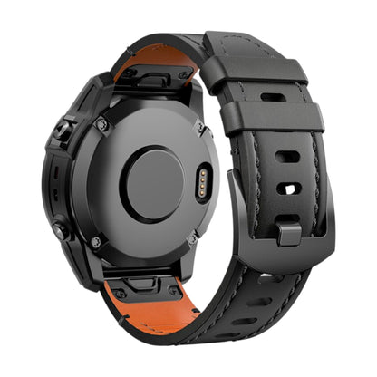 Leather Quick Fit Watch Band For Garmin - Wrist Envy