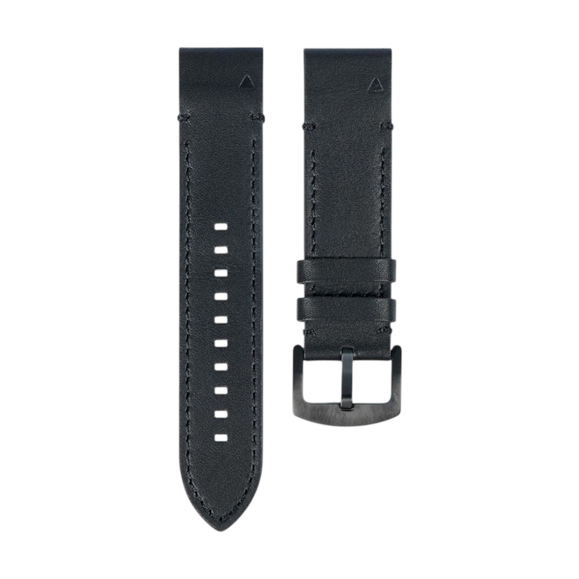 Leather Quick Fit Watch Band For Garmin - Wrist Envy