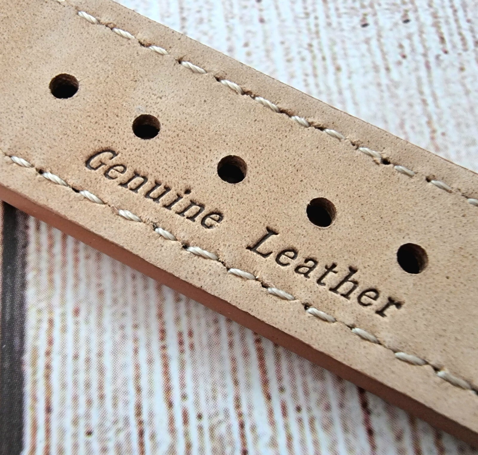 Leather Watch Strap Band Rally Racing Hole Vintage Grand Prix 18mm 20mm 22mm UK - Wrist Envy