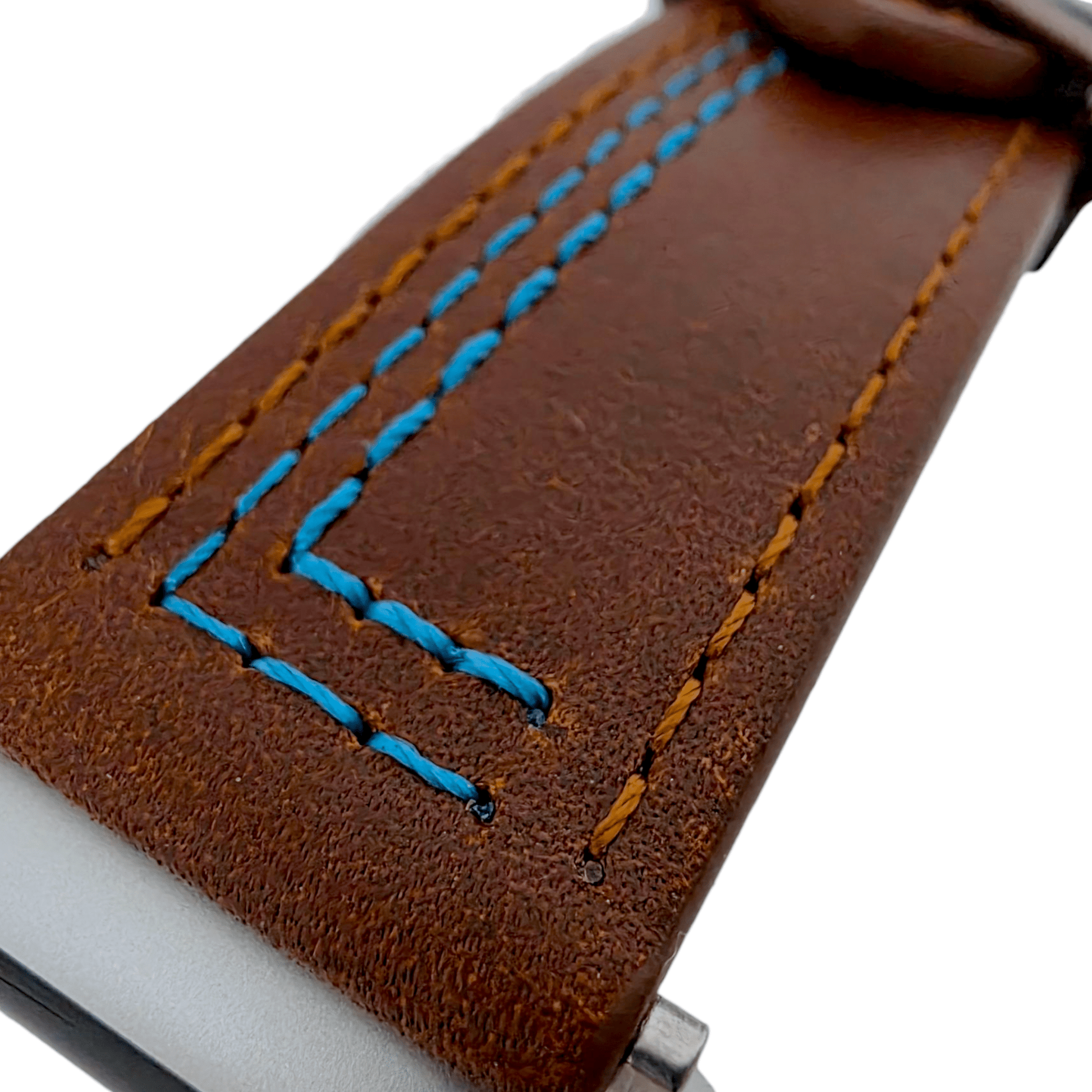Leather Watch Strap For Apple Iwatch Dark Brown - Wrist Envy