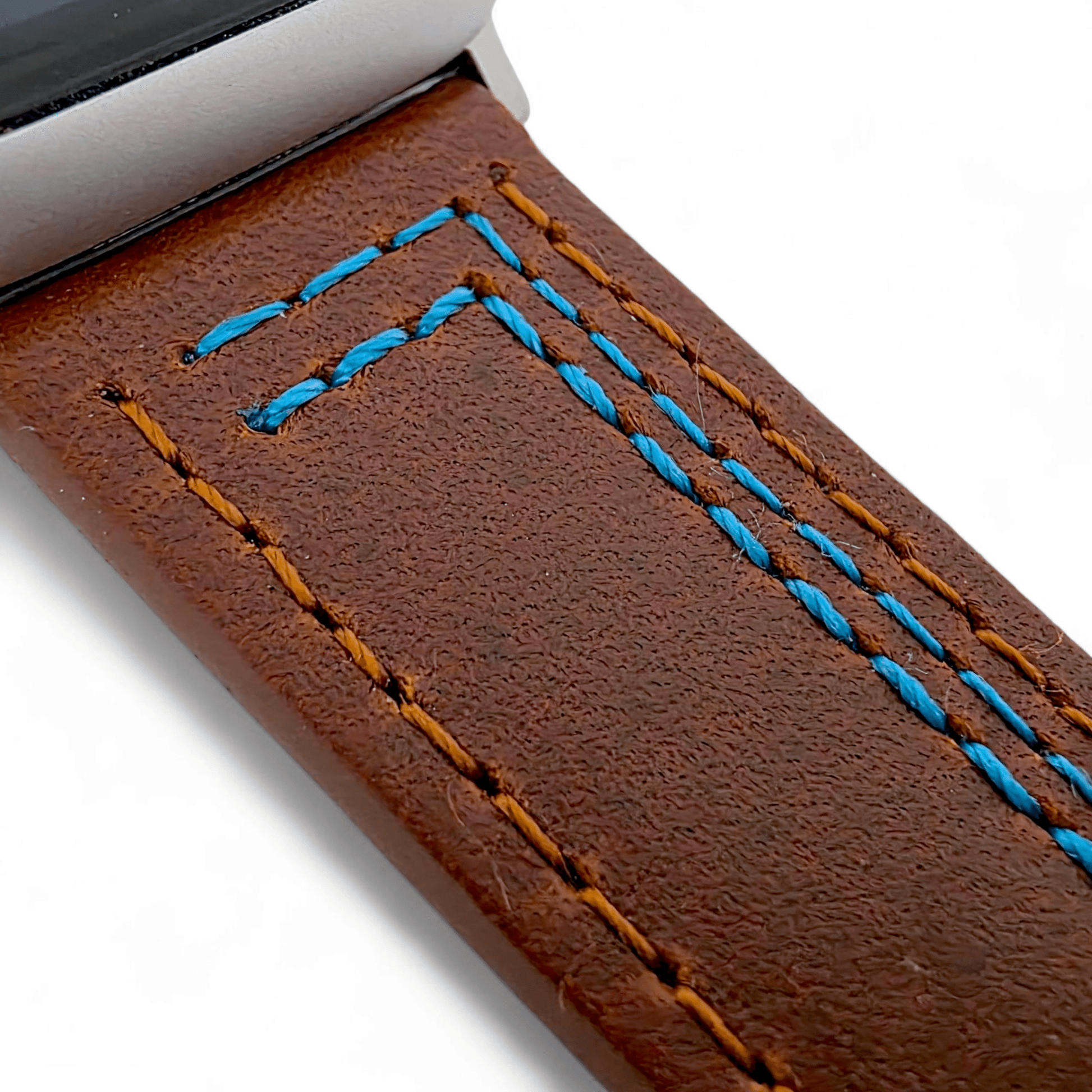 Leather Watch Strap For Apple Iwatch Dark Brown - Wrist Envy