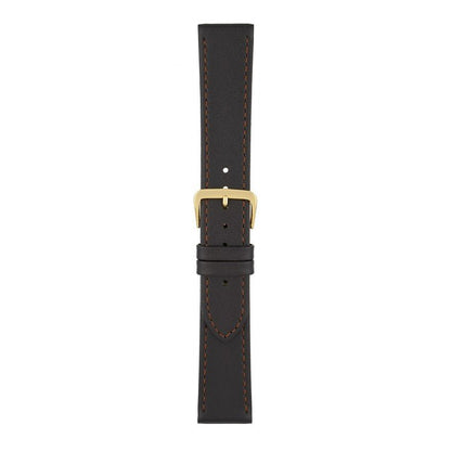 Leather Watch Strap Stitched 8mm to 30mm Brown - Wrist Envy