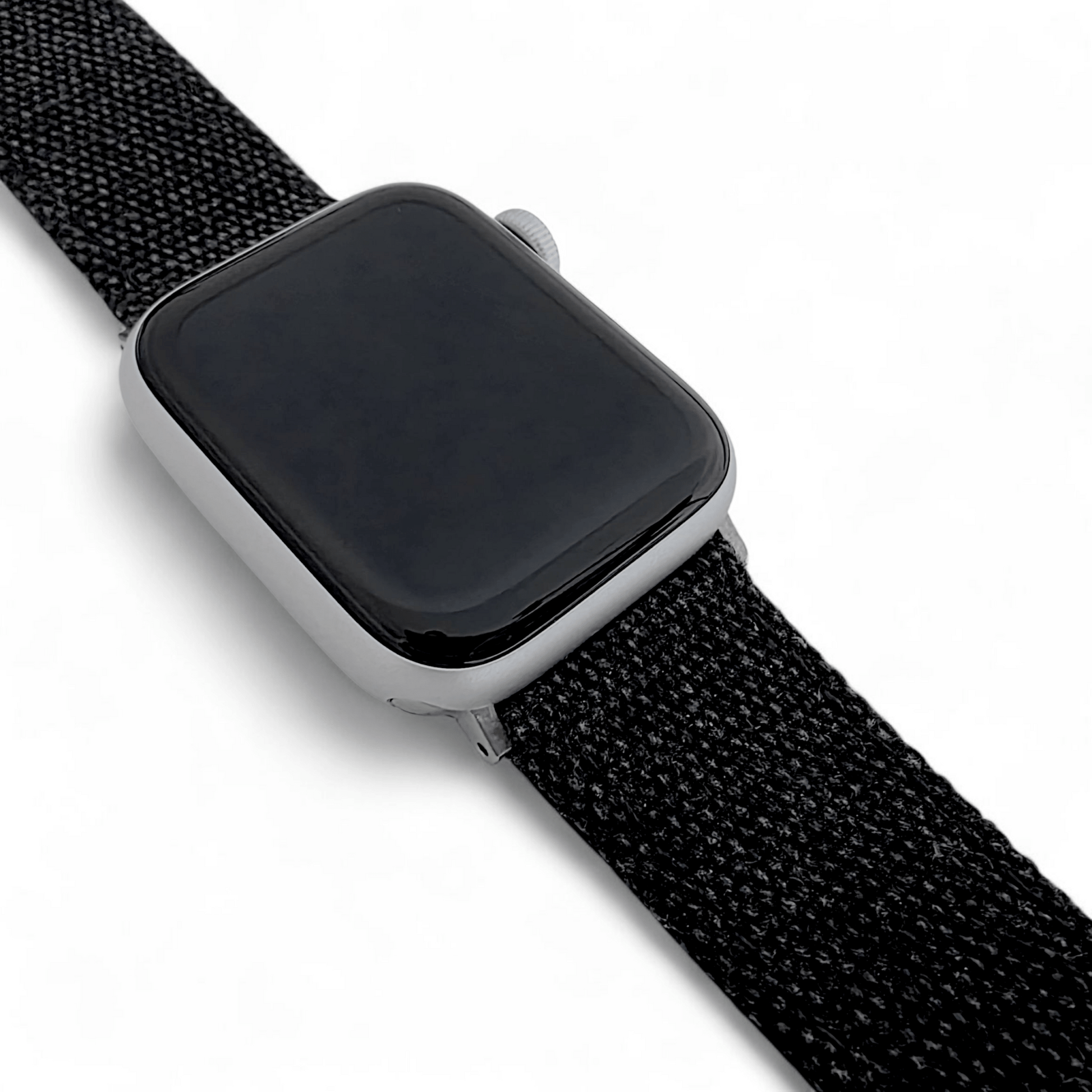 Luxury Canvas Watch Strap For Apple Watch Black - Wrist Envy